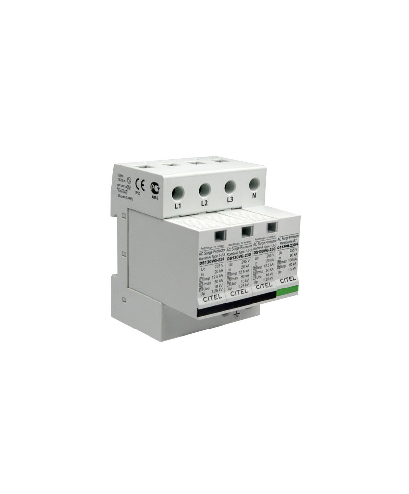 Produkt: ZVODIC PREPATIA TTVL-1+2-325-2 B+C 12,5kA 3P+NPE DS134RS-230/G