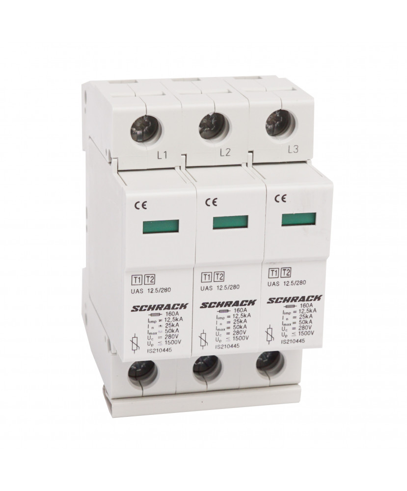 Produkt: SCHRACK ZVODIC B+C 3P 12,5kA/280V UAS IS210448 Produkt: SCHRACK ZVODIC B+C 3P 12,5kA/280V UAS IS210448